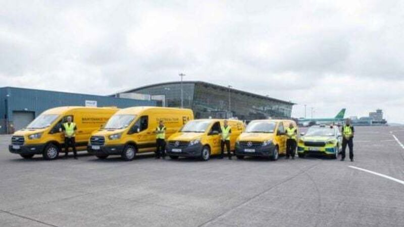 Cork Airport adds five new fully electric vehicles to its fleet Cork Airport adds five new fully electric vehicles to its fleet