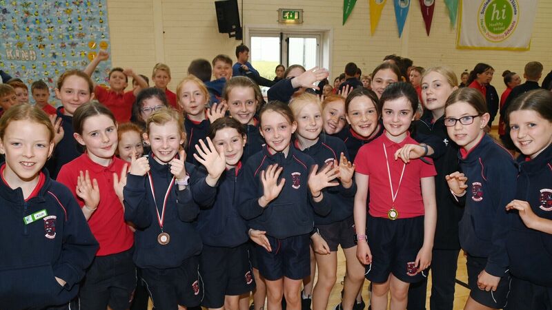 Innishannon school awarded flags for reducing energ consumption and creating safe space for mental wellbeing 