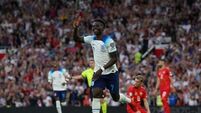 Bukayo Saka scores hat-trick as ruthless England put seven past North Macedonia