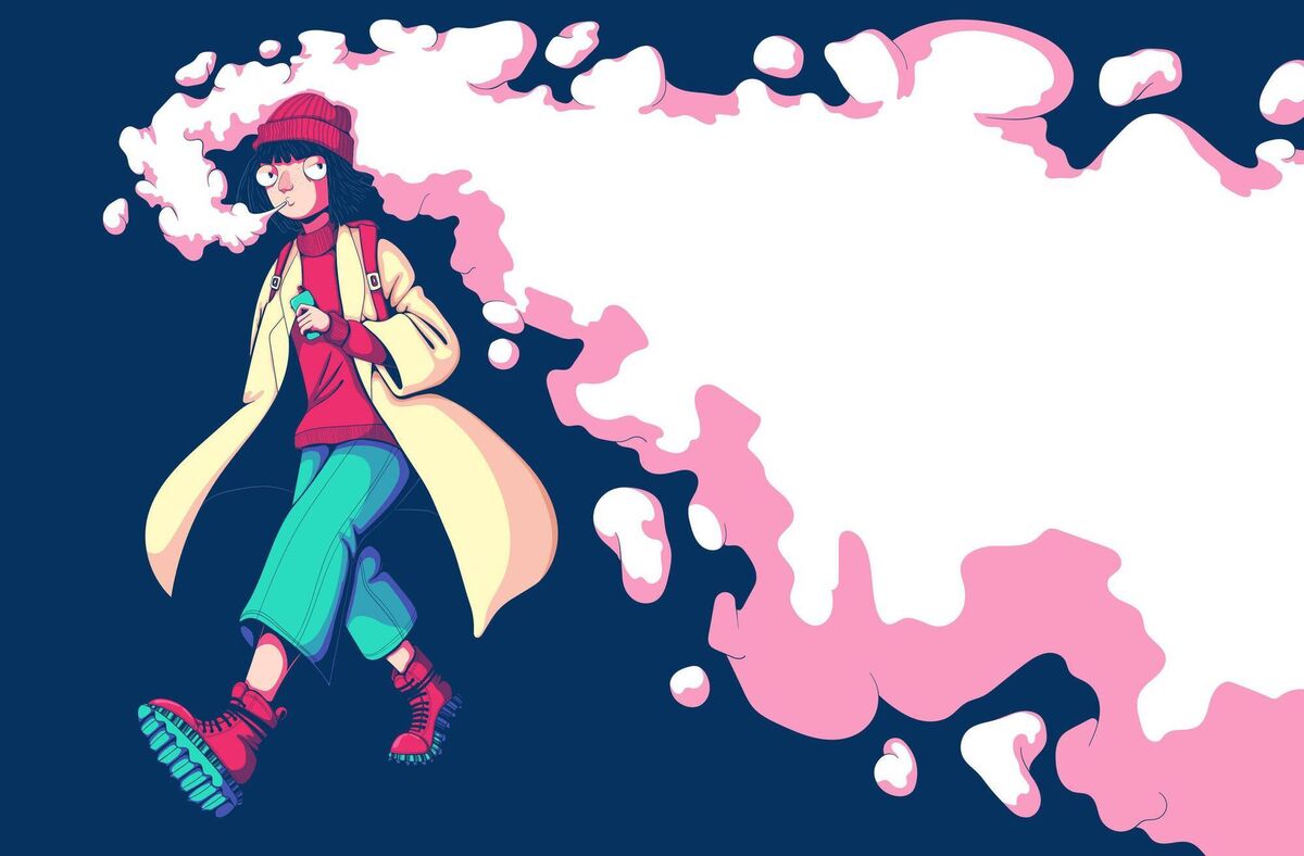 There has been a rise in the number of children vaping.  Picture: Alamy/PA