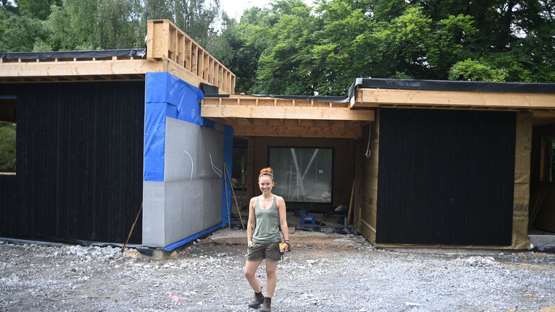 WATCH: Cork woman quoted €468,000 to build a house decides to do it herself for €200,000