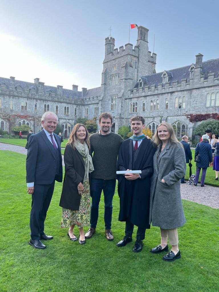 Bernadette Kenny with her family.