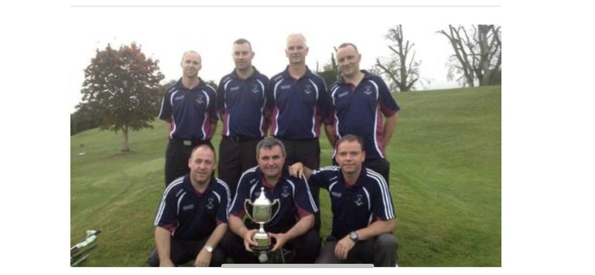 The St Anne’s All-Ireland team including Darren Collins, Frank Dineen, Liam Myers, John O’Sullivan, Kieran Dunscombe, Ray Murphy and Ian Leech.