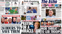 What the papers say: Wednesday's front pages