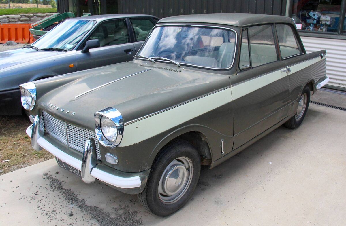 A Triumph Herald like Tim Cagney's first car A Triumph Herald like Tim Cagney's first car