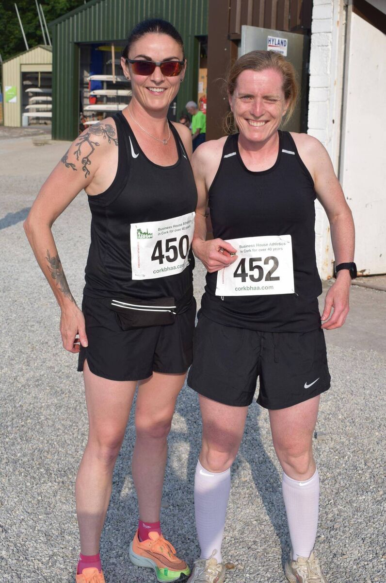 Eileen O'Riordan and Siobhan Walsh pictured at the Musgrave 5km. Picture: John Walshe Eileen O'Riordan and Siobhan Walsh pictured at the Musgrave 5km. Picture: John Walshe