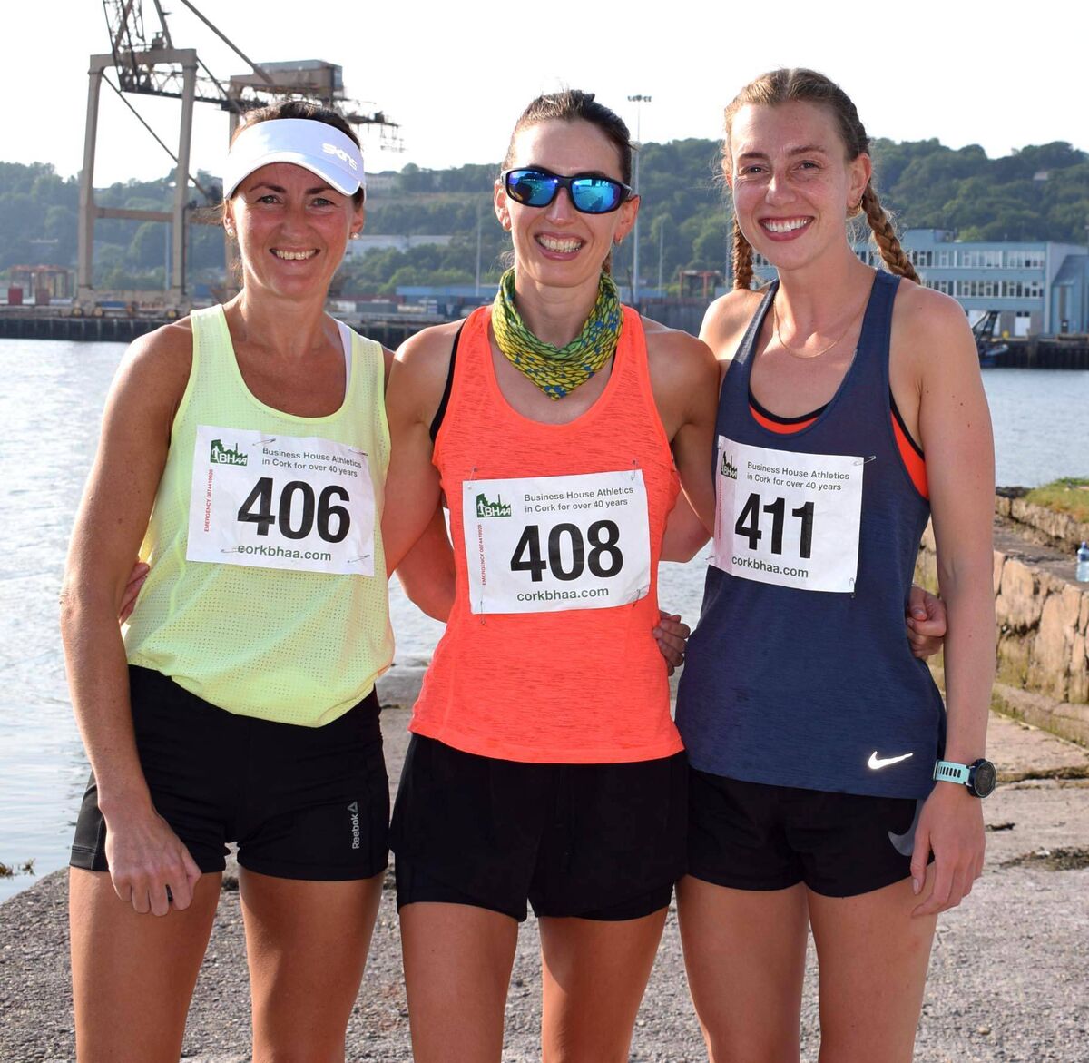 Leevale members Michelle Finn, Hannah Steeds and Nadie Forde at the Musgrave 5km. Picture: John Walshe Leevale members Michelle Finn, Hannah Steeds and Nadie Forde at the Musgrave 5km. Picture: John Walshe