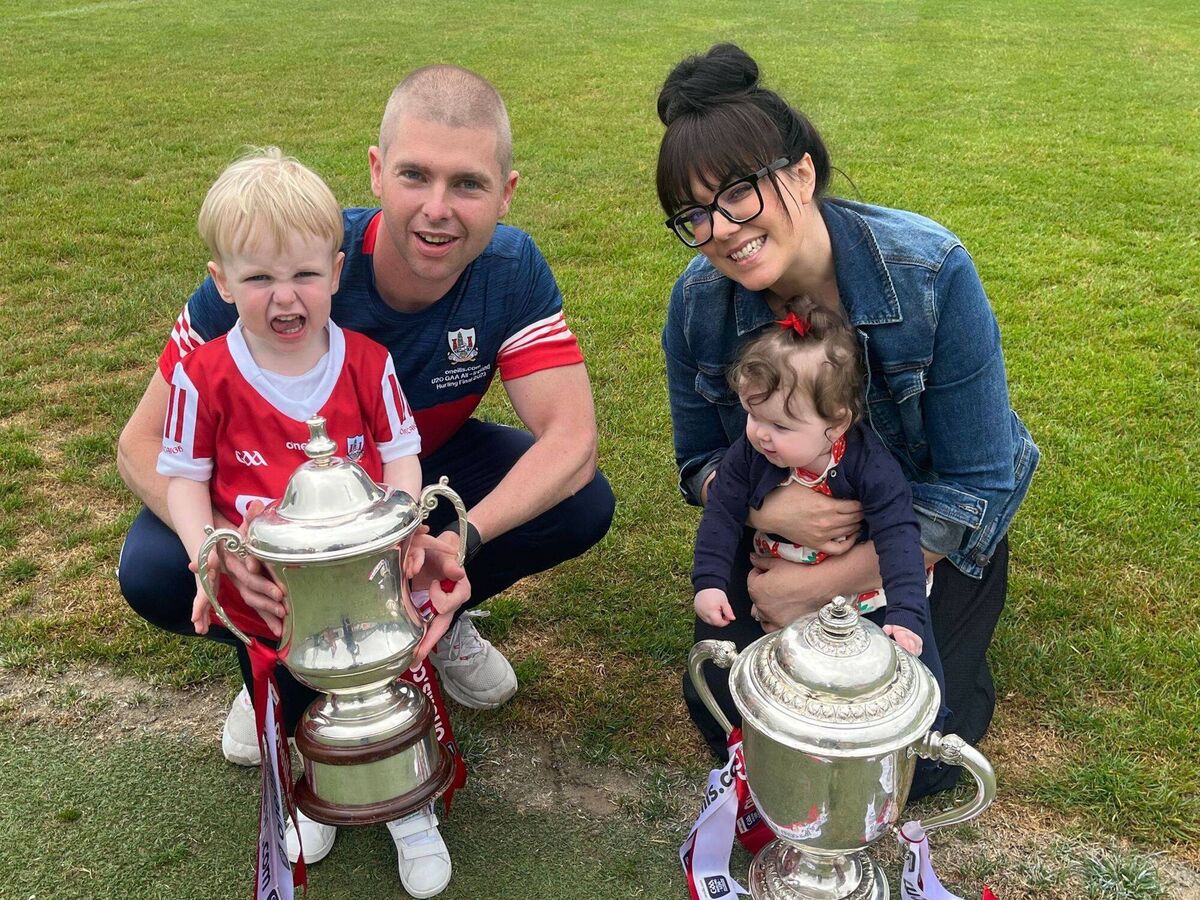 Paul O'Sullivan pictured with his wife Gemma and their kids Odhran and Bonnie.