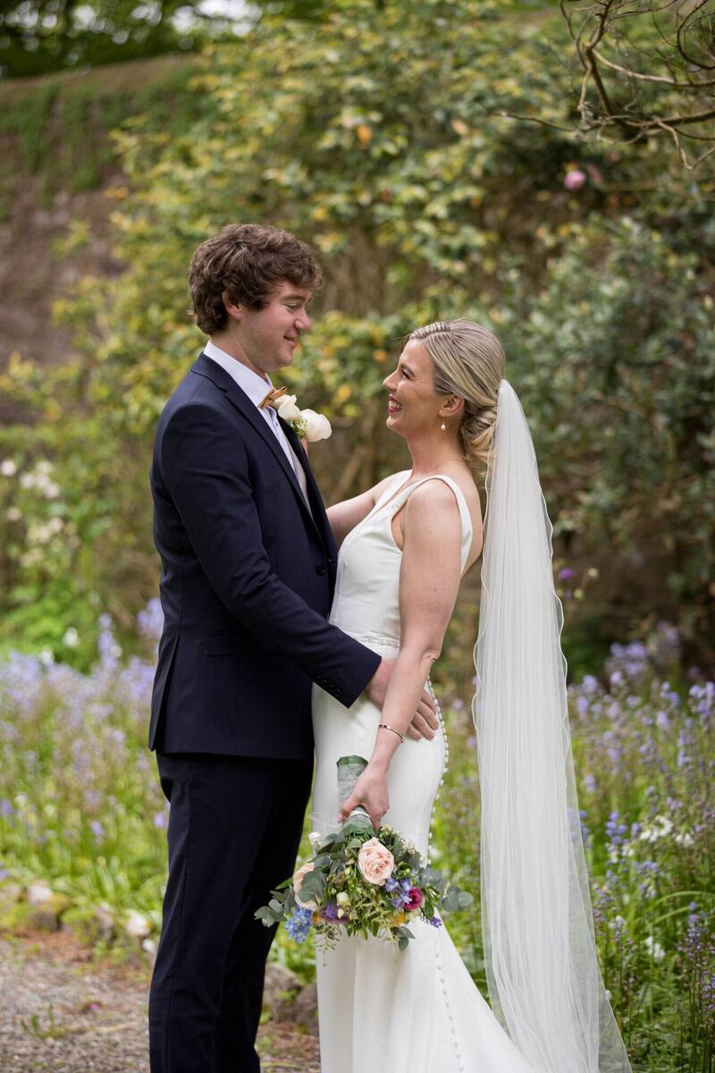 The couple first met while working part-time at Dunnes Stores. They now live in Ovens. The couple first met while working part-time at Dunnes Stores. They now live in Ovens.