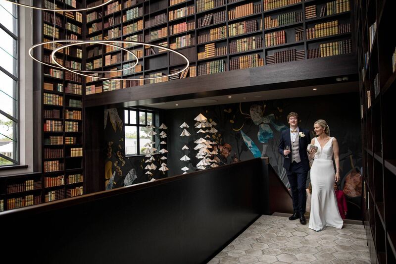 The couple had their wedding reception at Dunloe Hotel and Gardens, Killarney - where they got engaged back in 2021. The couple had their wedding reception at Dunloe Hotel and Gardens, Killarney - where they got engaged back in 2021.