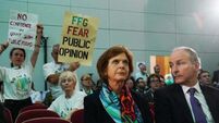 Security forum beset by further protests and interruptions in Galway