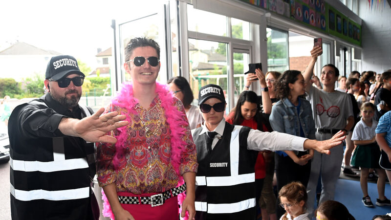 Watch: 'Superstar' visits Cork school for fun performance