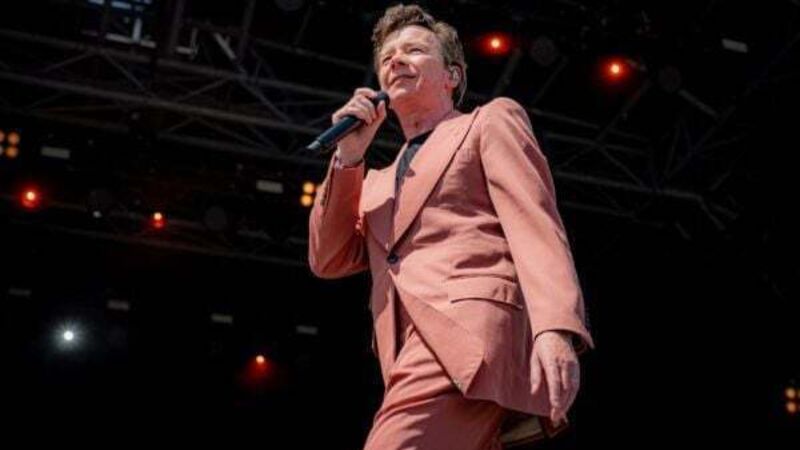 Rick Astley covers Harry Styles and AC/DC during Glastonbury Pyramid stage debut
