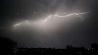 Thunderstorm warning in place for 17 counties