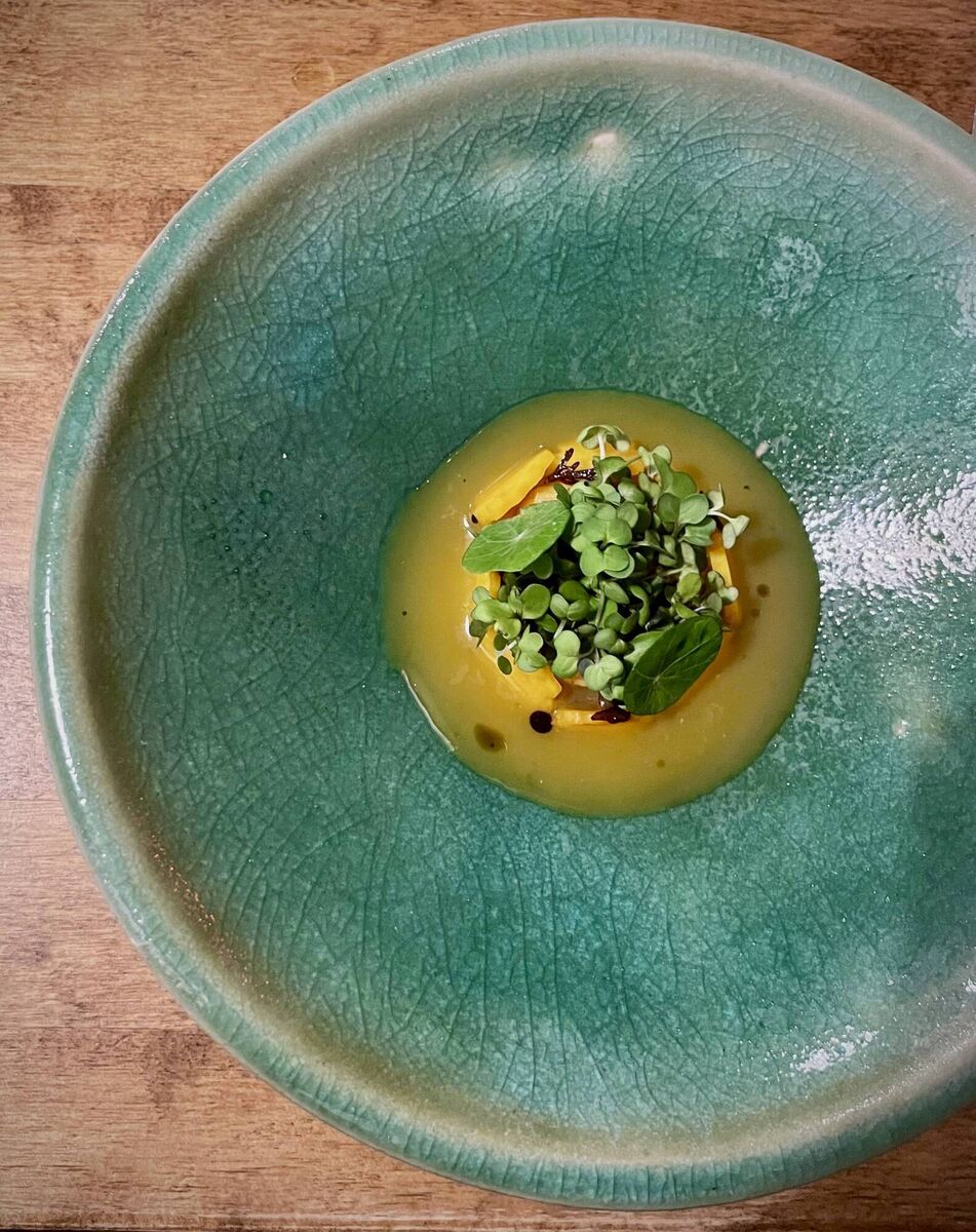 A dish from Dede, as part of the Winter Season 2022/2023. Picture: Kate Ryan