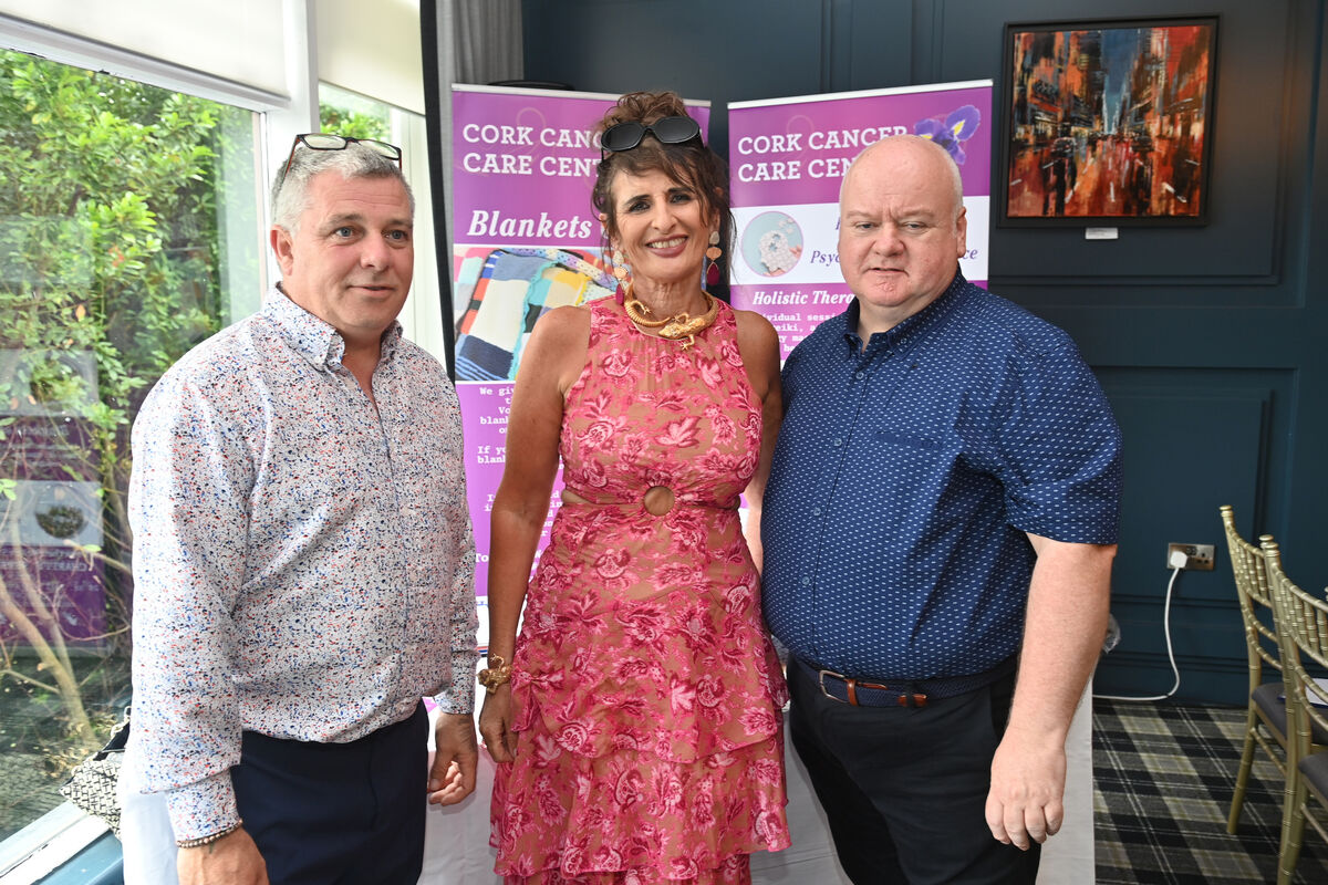 Jimmy White, Alma Riordan and Ralph O'Flahertya at the Montenotte Hotel, Cork. Picture Dan Linehan
