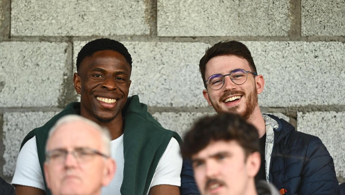 Republic of Ireland international Chiedozie Ogbene, left, during the SSE Airtricity Men's Premier Division match between Cork City and Shamrock Rovers at Turner's Cross in Cork. Photo by Eóin Noonan/Sportsfile