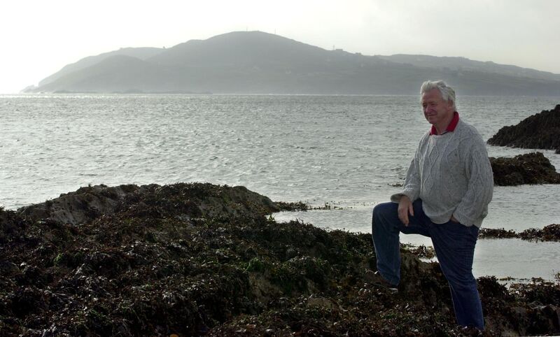 Matt Murphy, who founded Sherkin Island Marine Station standing on the rocky shore at the western end of the island against the backdrop of Oilean Chleire.off the West Cork coast. Picture Denis Minihane. Matt Murphy, who founded Sherkin Island Marine Station standing on the rocky shore at the western end of the island against the backdrop of Oilean Chleire.off the West Cork coast. Picture Denis Minihane.