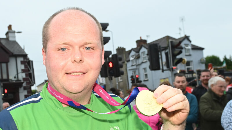Pictures: Hero’s welcome for Special Olympian Stephen