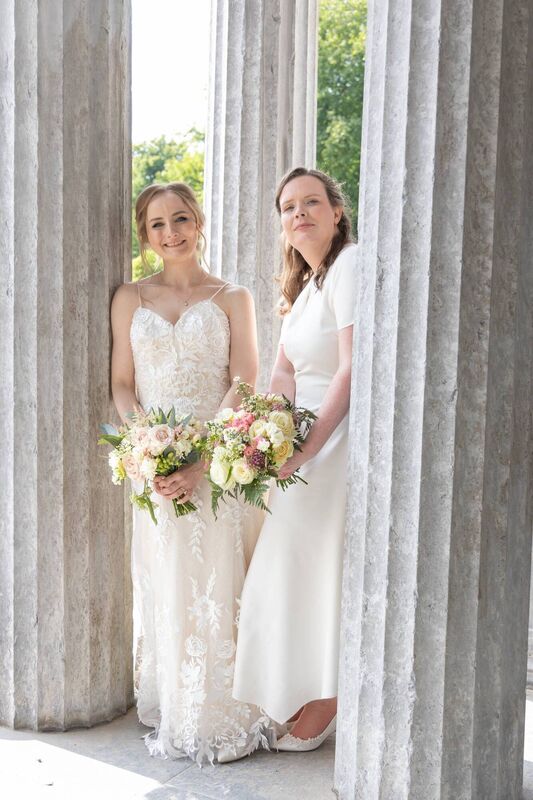 The couple said it was lovely to be with loved ones to celebrate. The couple said it was lovely to be with loved ones to celebrate.