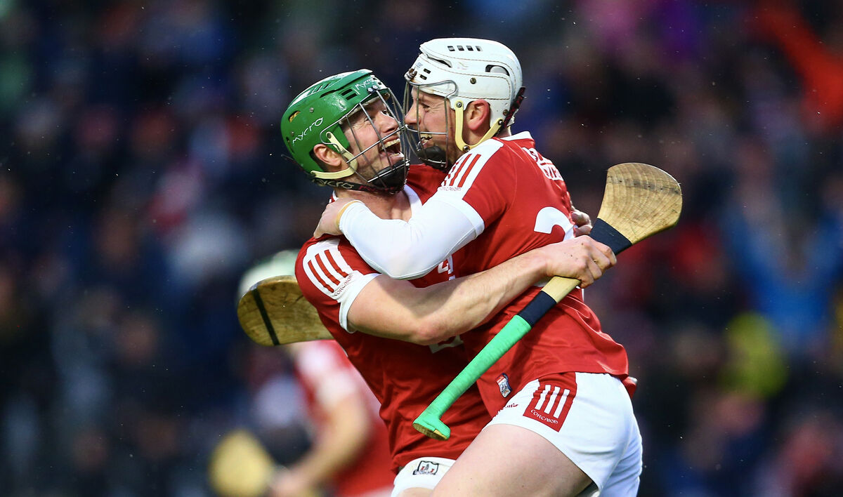 Seamus Harnedy celebrates with goalscorer Cormac Beausang during the league. Picture: INPHO/Ken Sutton Seamus Harnedy celebrates with goalscorer Cormac Beausang during the league. Picture: INPHO/Ken Sutton