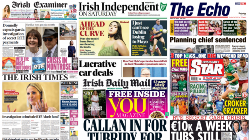 What the papers say: Saturday's front pages