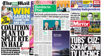 What the papers say: Sunday's front pages