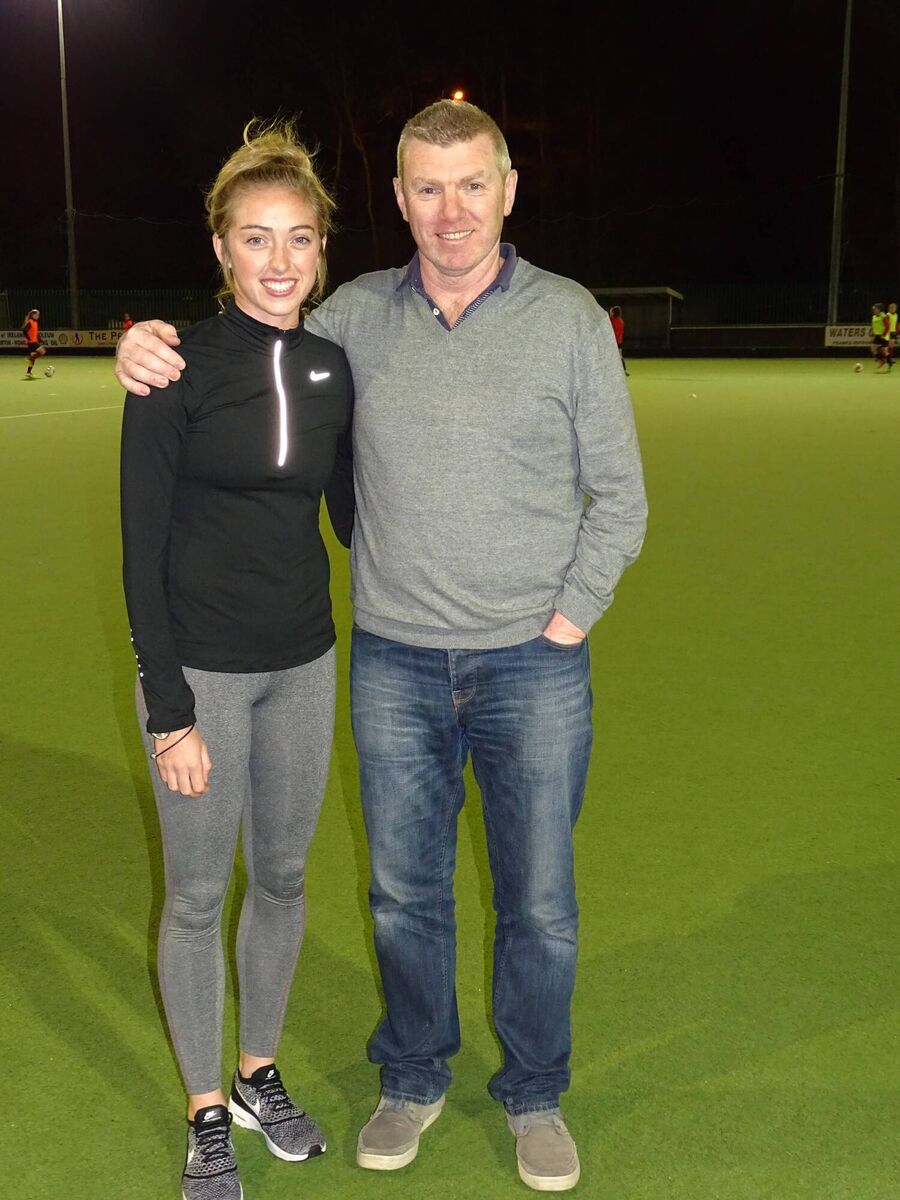 Megan Connolly with her dad Mick