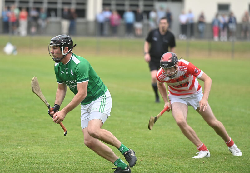 David Bowen in action for Ballincollig, who reached the RedFM Division 2 hurling league final this season. Picture: Larry Cummins