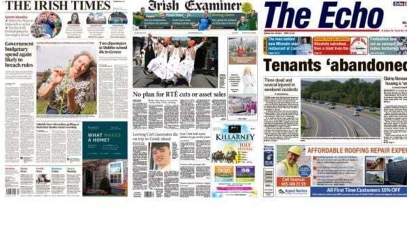 What the papers say: Monday's front pages
