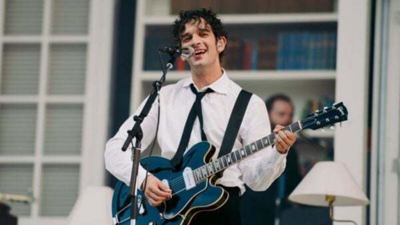 The 1975’s Matt Healy talks Lewis Capaldi and break-ups at Finsbury Park gig