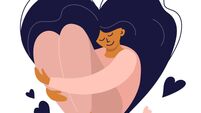 Body positive, self care or happy women’s day illustration