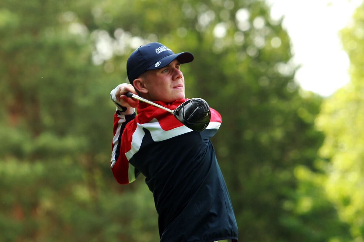 Sean Reddy (Douglas) in action at the Munster Boys in Clonmel Golf Club. Picture: Niall O'Shea