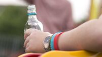 teenagers drinking in the park