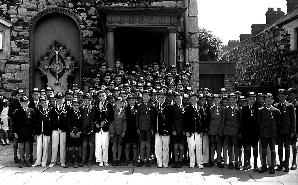 Confirmation at St Finbarrs South Church in 1952.