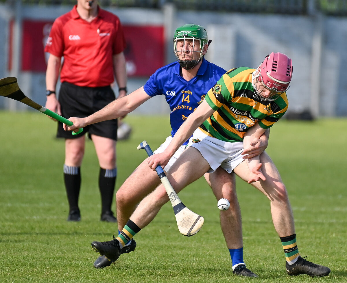 St Finbarr's Colm Keane battles with Glen Rovers' Donagh Coughlan. Picture: David Keane. St Finbarr's Colm Keane battles with Glen Rovers' Donagh Coughlan. Picture: David Keane.