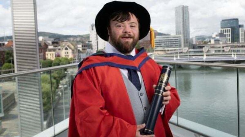 Oscar winner James Martin receives honorary doctorate from Ulster University
