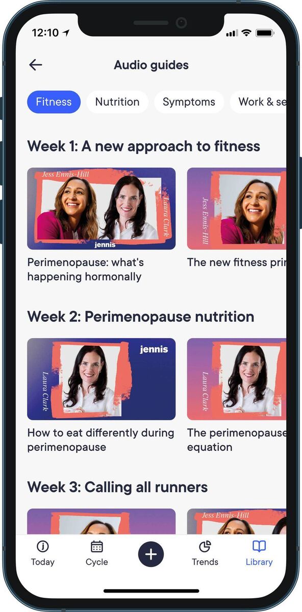 The Jennis app introduces a perimenopause programme. Jennis/PA. 