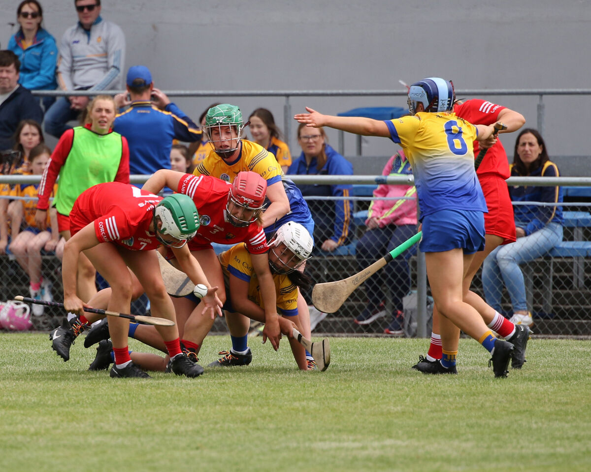 Cork battling Clare recently. Picture: Picture Brendan Gleeson