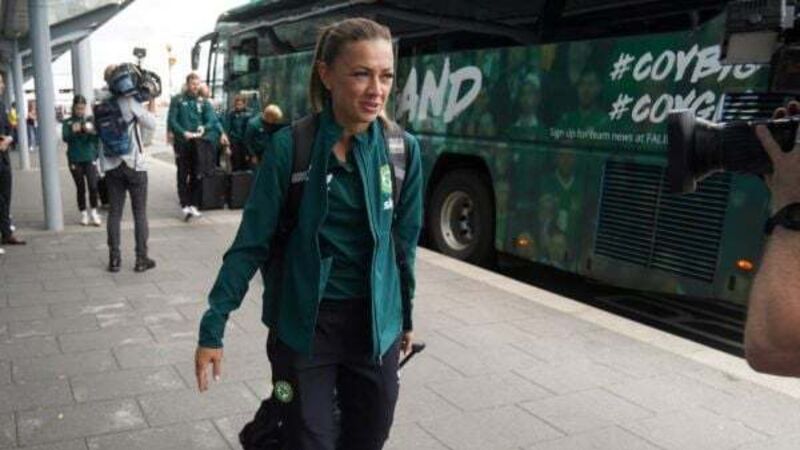 Republic of Ireland captain Kate McCabe 'feeling good' after ankle injury scare