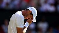 Andy Murray’s Wimbledon hopes over after five-set epic with Stefanos Tsitsipas