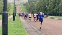 Health officials join Parkrun in Belfast to mark 75th anniversary of the NHS