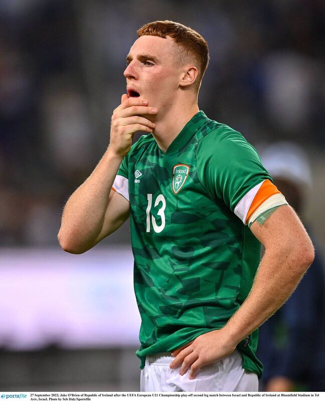 Jake O'Brien on Ireland duty. Picture: Seb Daly/Sportsfile