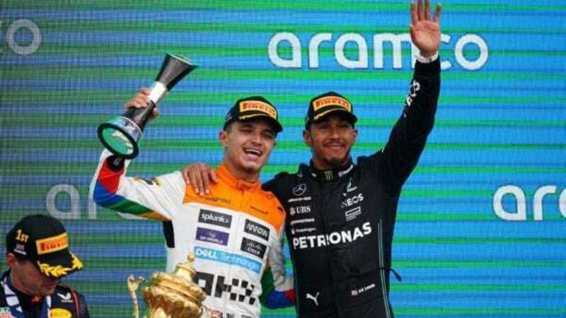 Lando Norris ‘honoured’ to join Lewis Hamilton in battle for Formula One glory