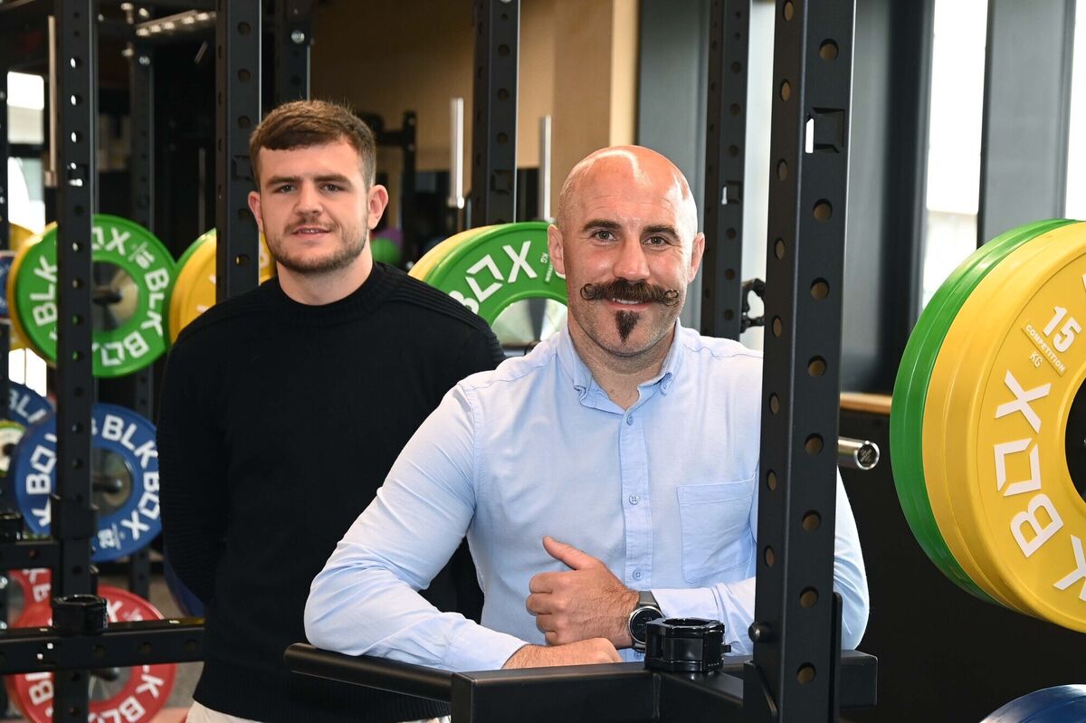 Boxers Cathal Crowley and Gary 'Spike' O'Sullivan at the official opening of the new Mardyke Arena UCC elite athlete team high-performance gym in Cork. Picture: Denis Minihane.