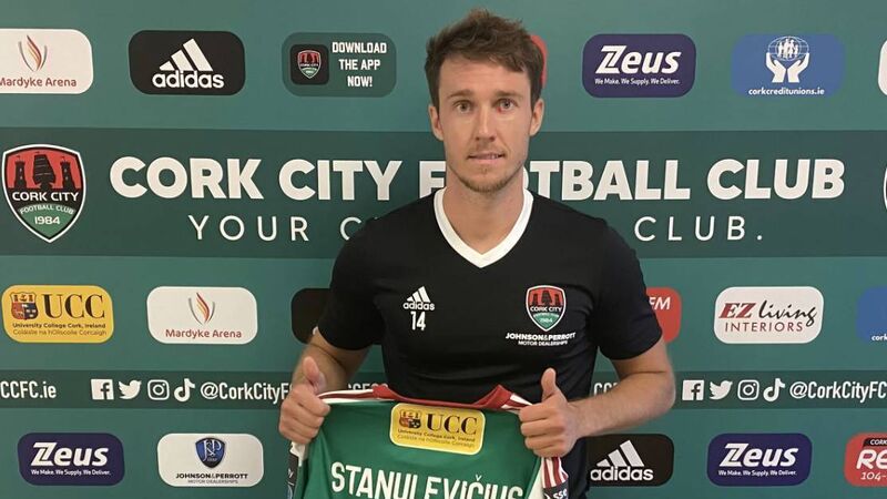 Cork City sign Lithuanian midfielder Rokas Stanulevičius 