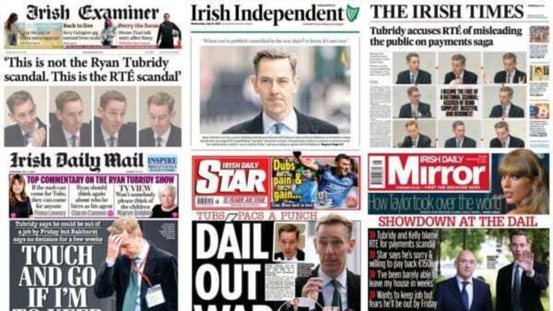 What the papers say: Wednesday's front pages