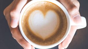 <p>She watched as his hand wrapped around the mug and tipped it back lightly into his mouth.</p>