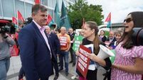 New RTÉ director general speaks to staff during rallies in Dublin and Cork