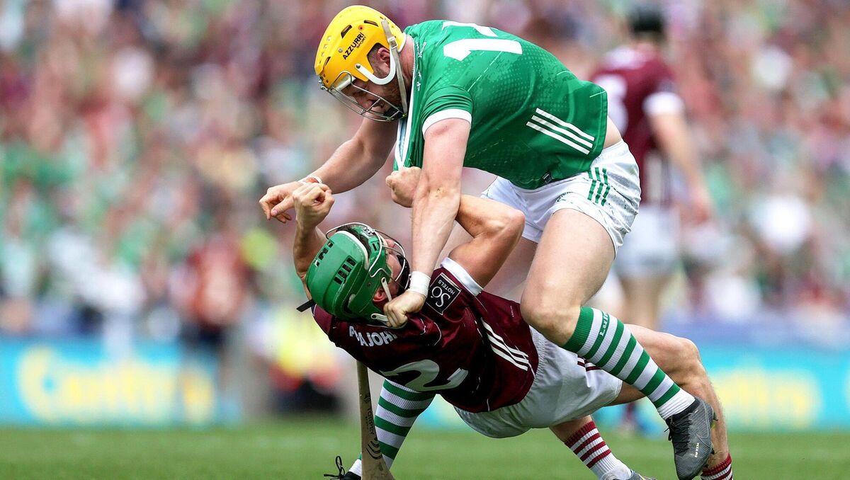 Tempers flare between Jack Grealish and Seamus Flanagan. Picture: INPHO/Laszlo Geczo Tempers flare between Jack Grealish and Seamus Flanagan. Picture: INPHO/Laszlo Geczo